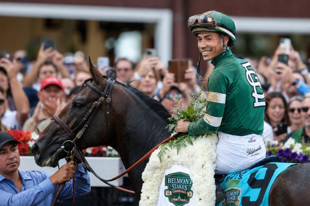 Belmont Stakes victory